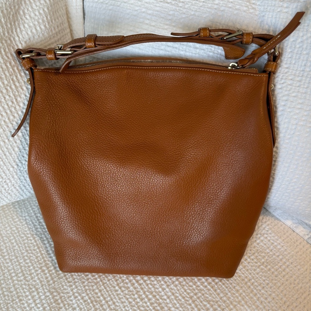 Dooney & Bourke Pebbled Leather Bucket Bag - Picture 3 of 7